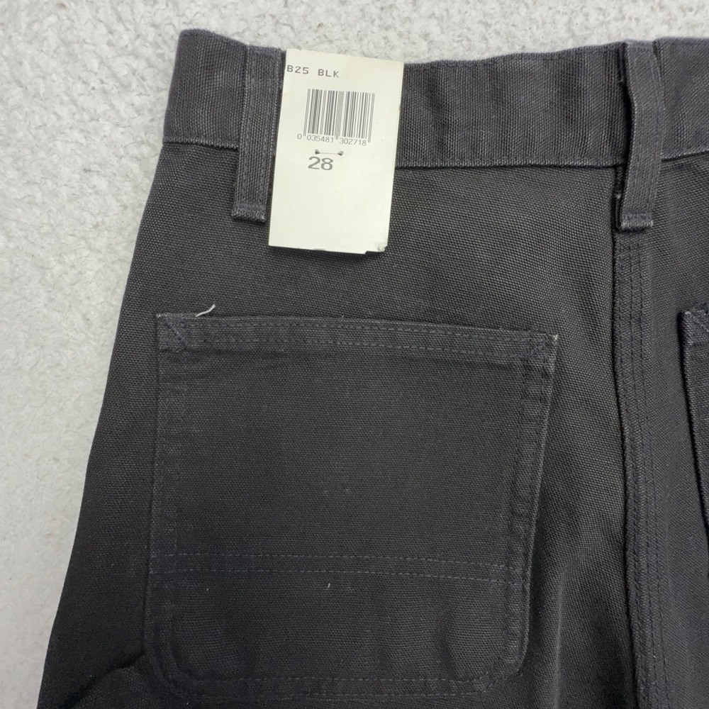 Carhartt Washed Duck Work Shorts Mens 28 B25 BLK Black NWT NOS